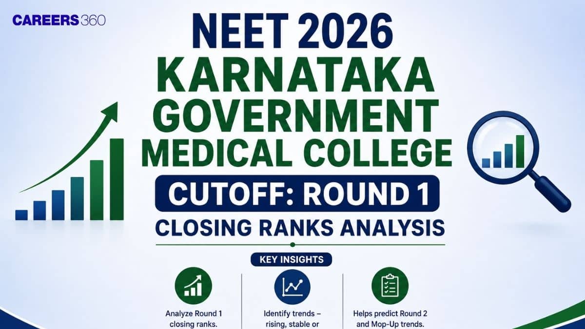 NEET 2026 Karnataka Government Medical College Cutoff: Round 1 Closing Ranks Analysis